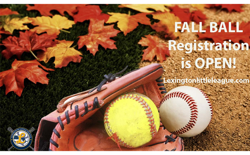 Fall ball registration now open!