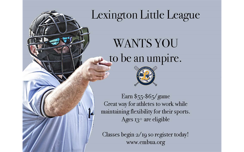 Umpires Wanted!