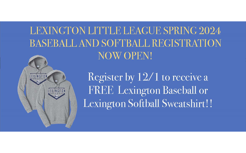 REGISTRATION NOW OPEN FOR BASEBALL AND SOFTBALL!